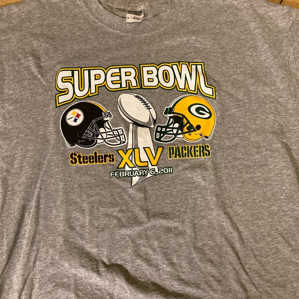 Steelers v Packers Superbowl XLV t-shirt